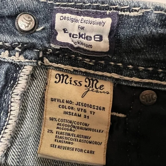 Miss Me Skinny Jeans Size 26 - Picture 6 of 8